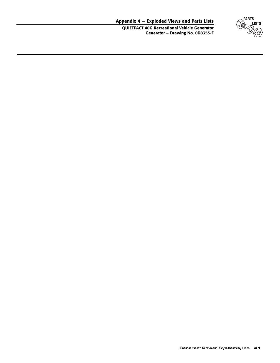 Generac 004700-0 User Manual | Page 43 / 52