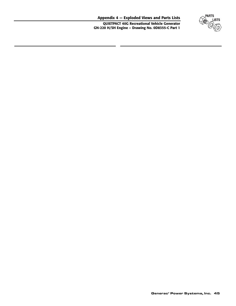 Generac 004700-0 User Manual | Page 47 / 52