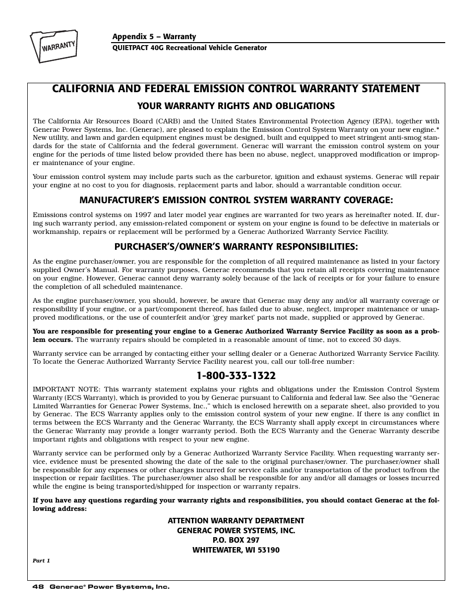 Generac 004700-0 User Manual | Page 50 / 52