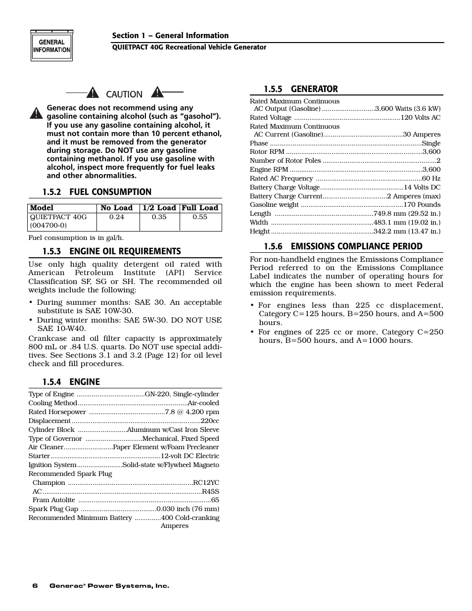 Generac 004700-0 User Manual | Page 8 / 52