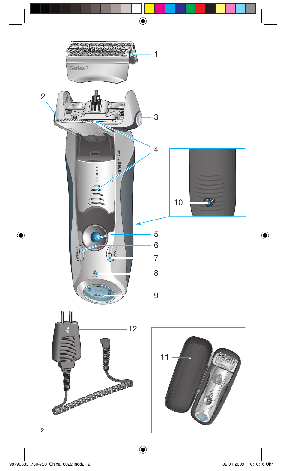 Series 7 | Gillette SERIES 7 720 User Manual | Page 2 / 12