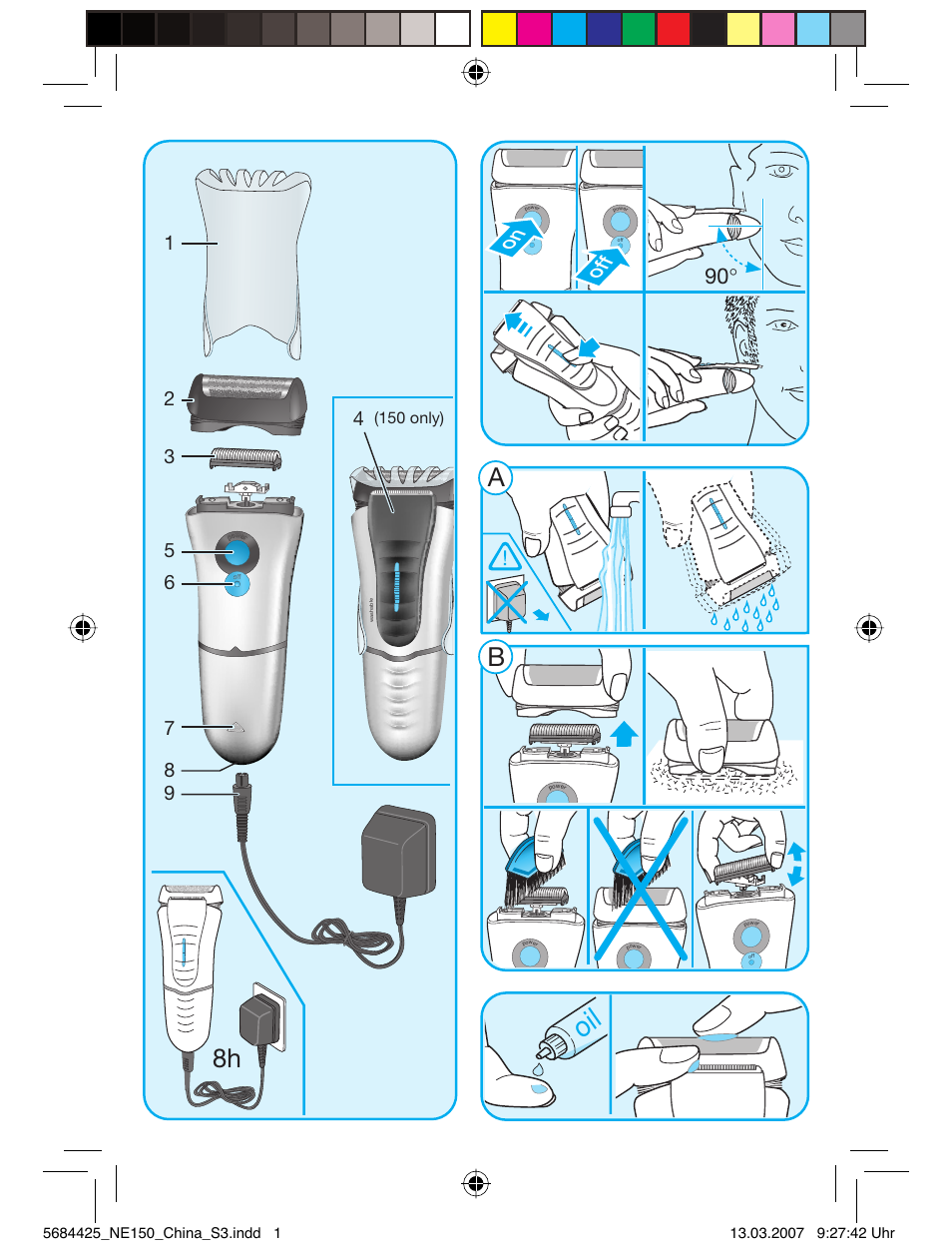 Gillette NETLINK E340 User Manual | Page 3 / 8