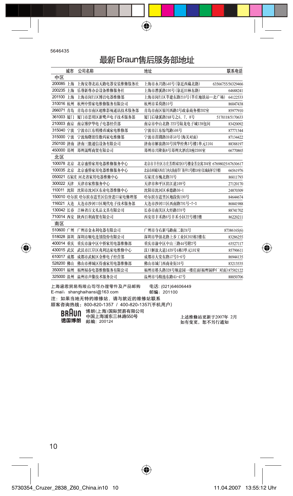 Gillette 5730 User Manual | Page 11 / 14