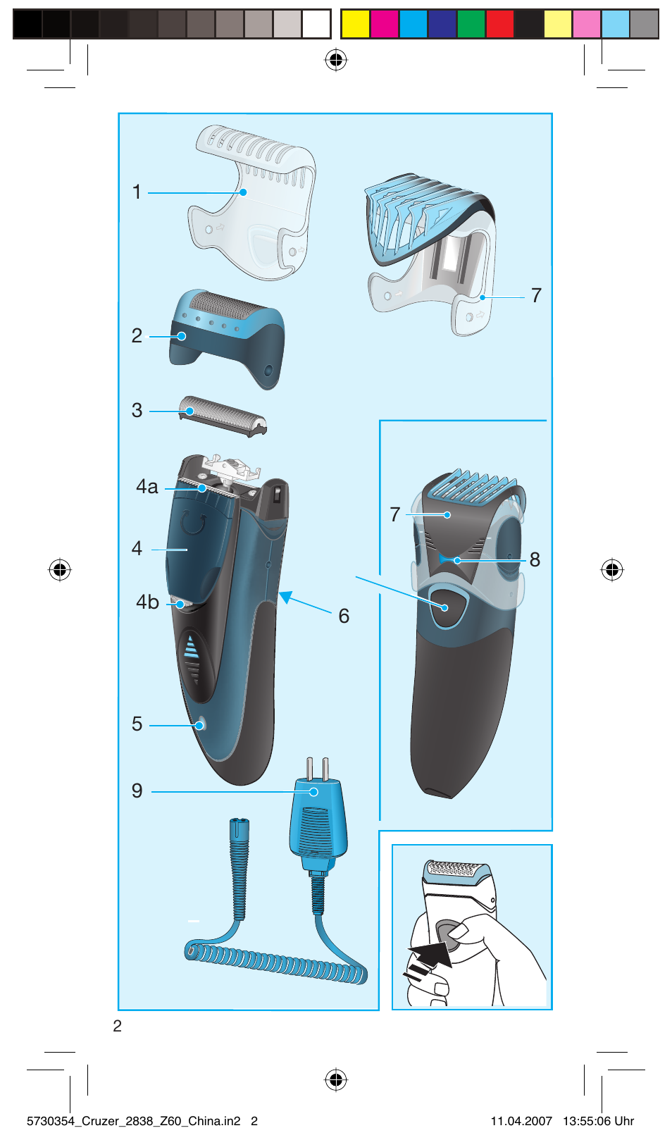 Gillette 5730 User Manual | Page 3 / 14