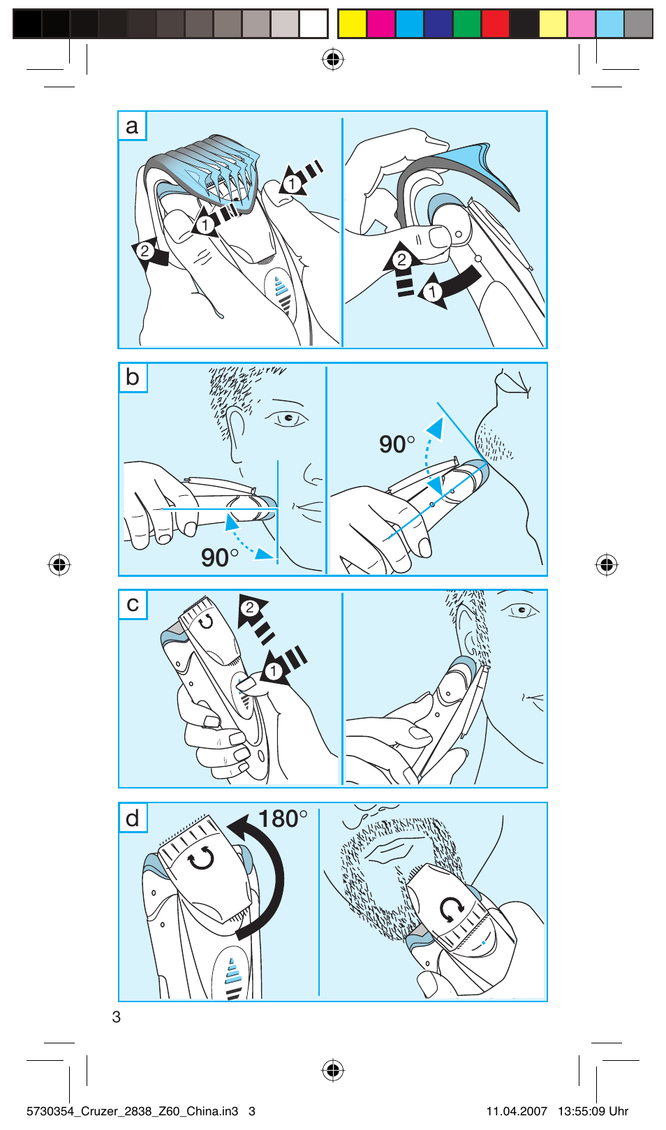 Gillette 5730 User Manual | Page 4 / 14