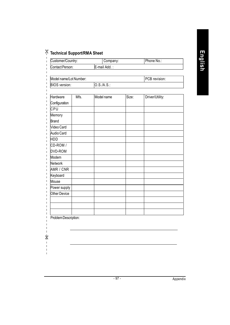 English | GIGABYTE GA-7vkml User Manual | Page 101 / 104