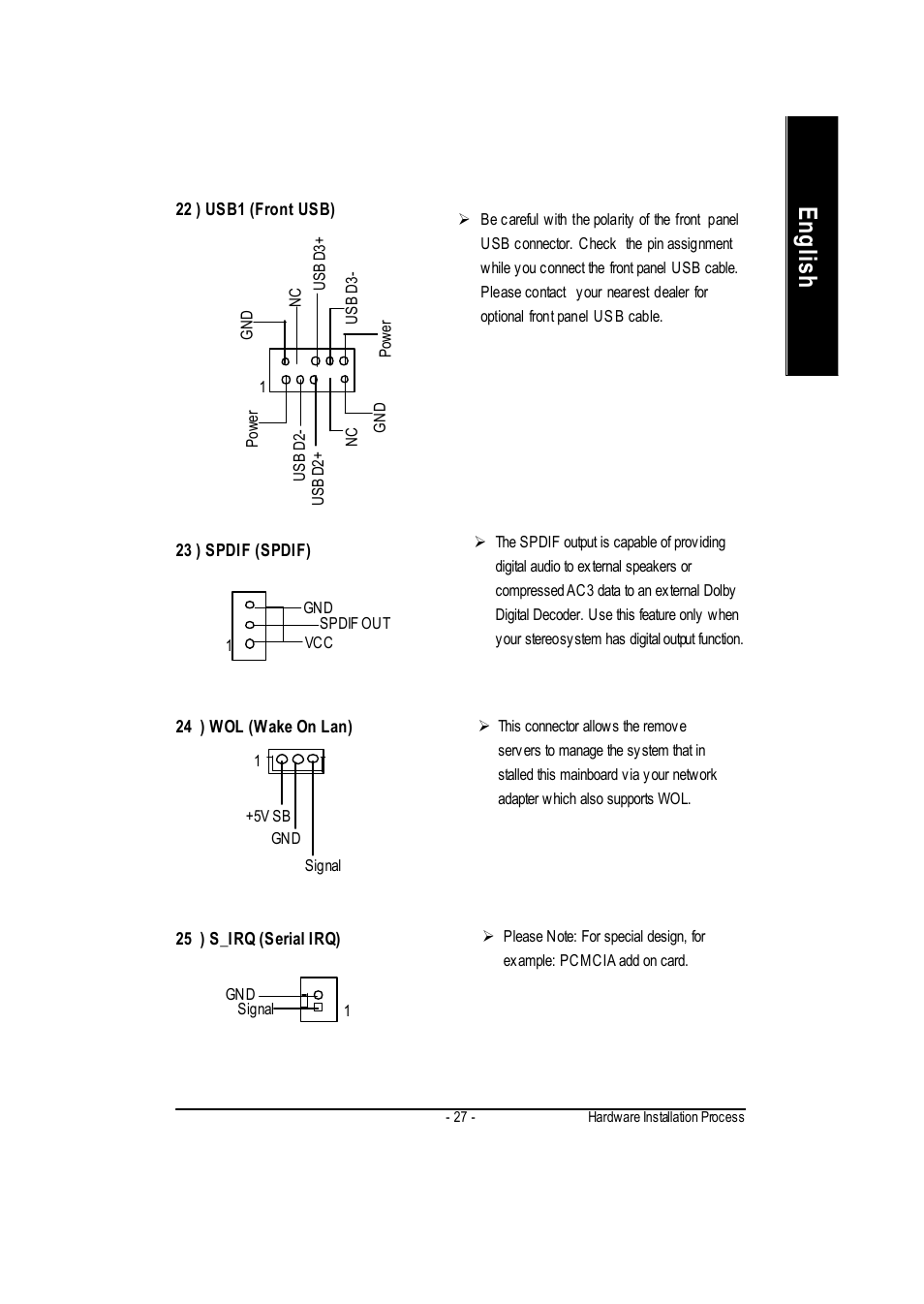 English | GIGABYTE GA-7vkml User Manual | Page 31 / 104