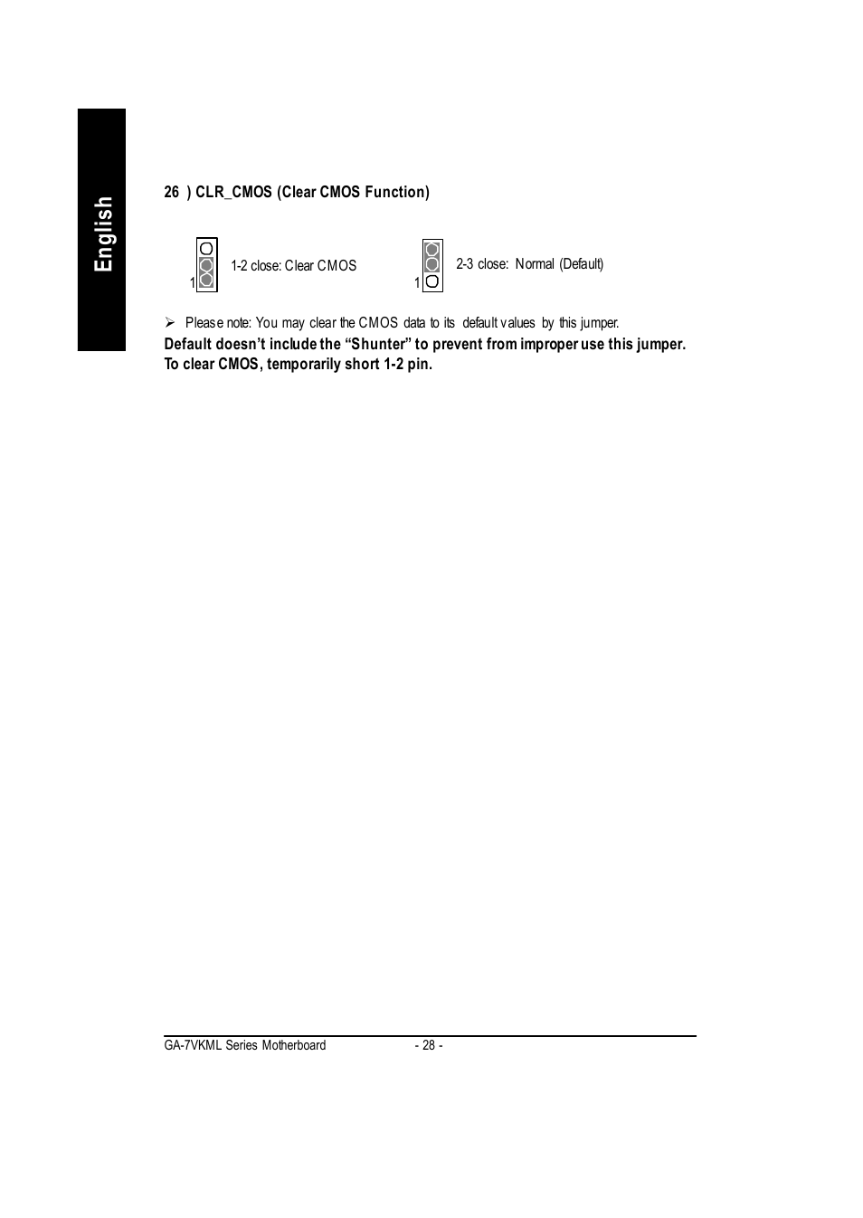 English | GIGABYTE GA-7vkml User Manual | Page 32 / 104