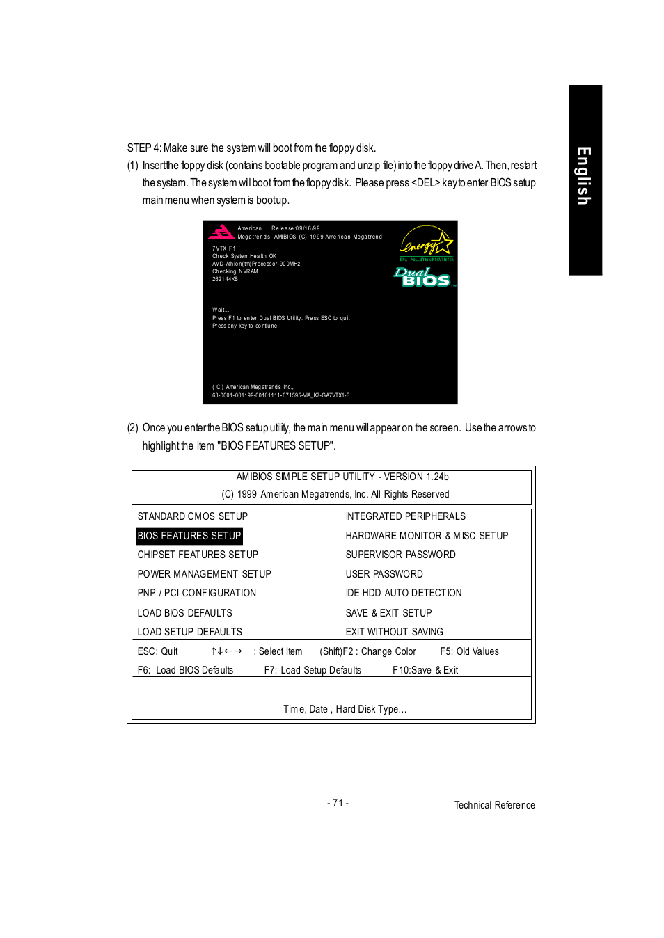 English | GIGABYTE GA-7vkml User Manual | Page 75 / 104