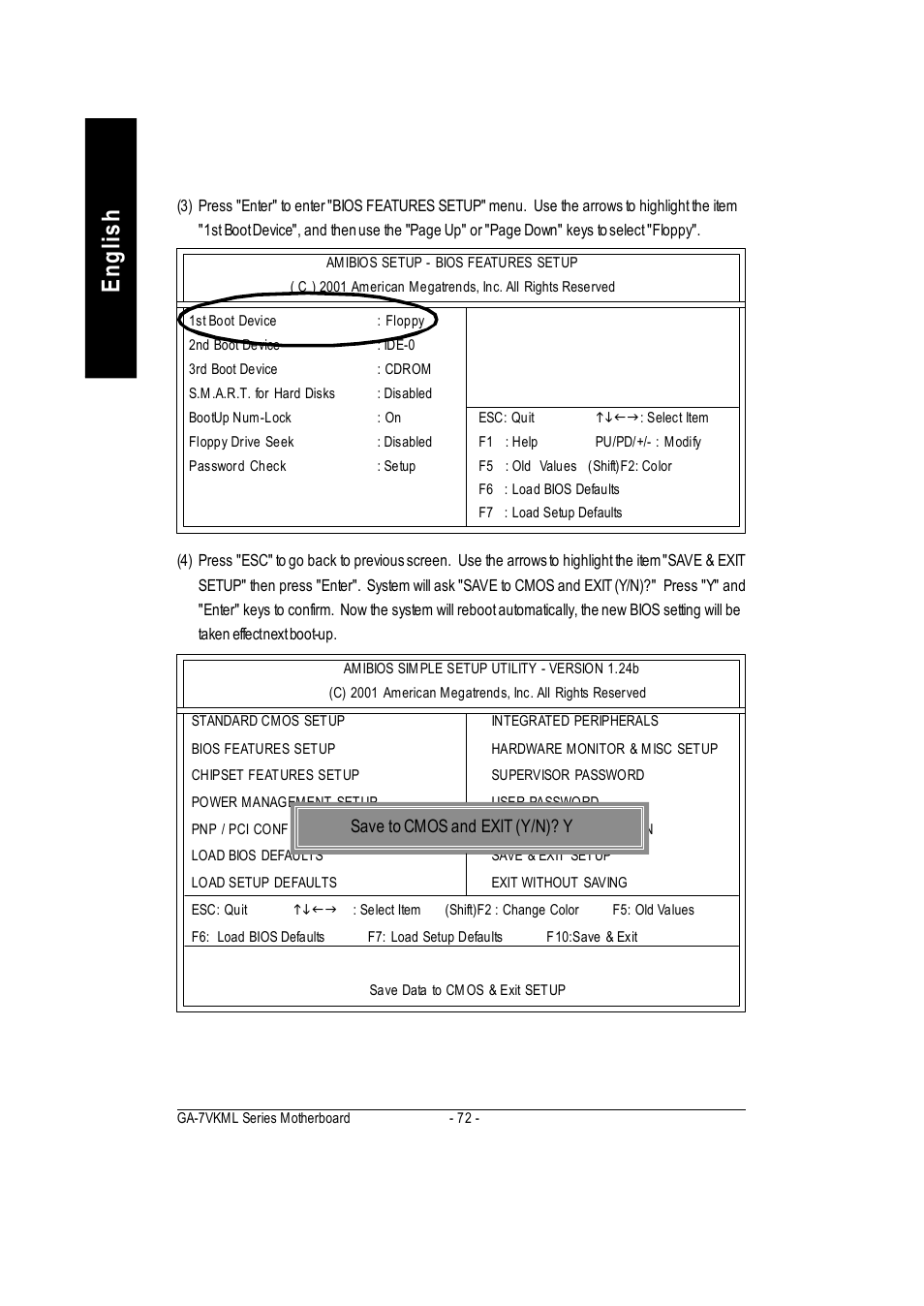 English | GIGABYTE GA-7vkml User Manual | Page 76 / 104