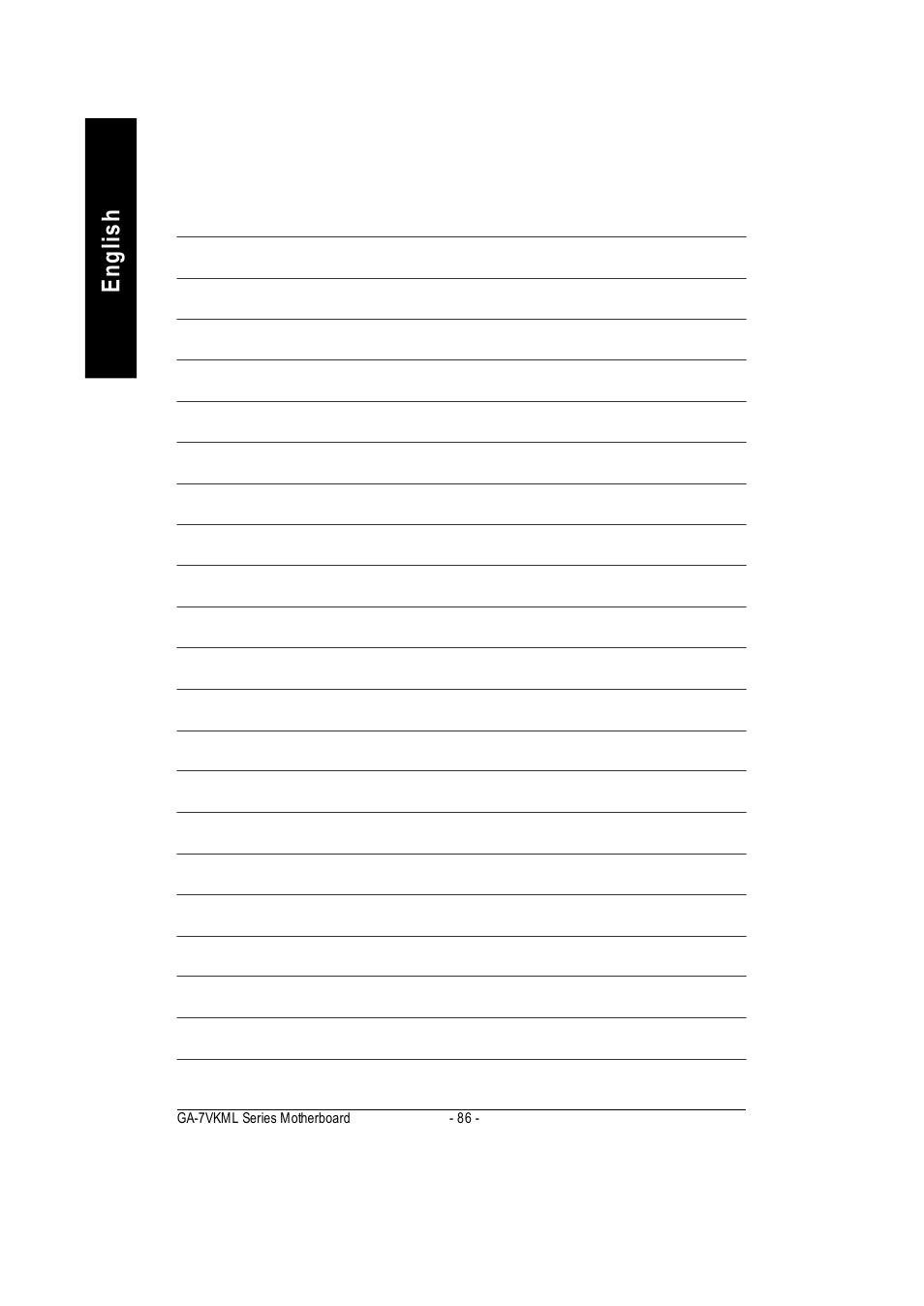 English | GIGABYTE GA-7vkml User Manual | Page 90 / 104