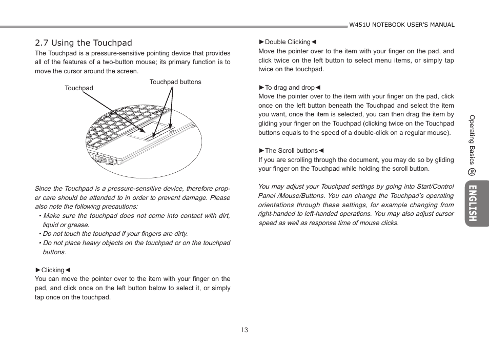 GIGABYTE W451U User Manual | Page 20 / 47