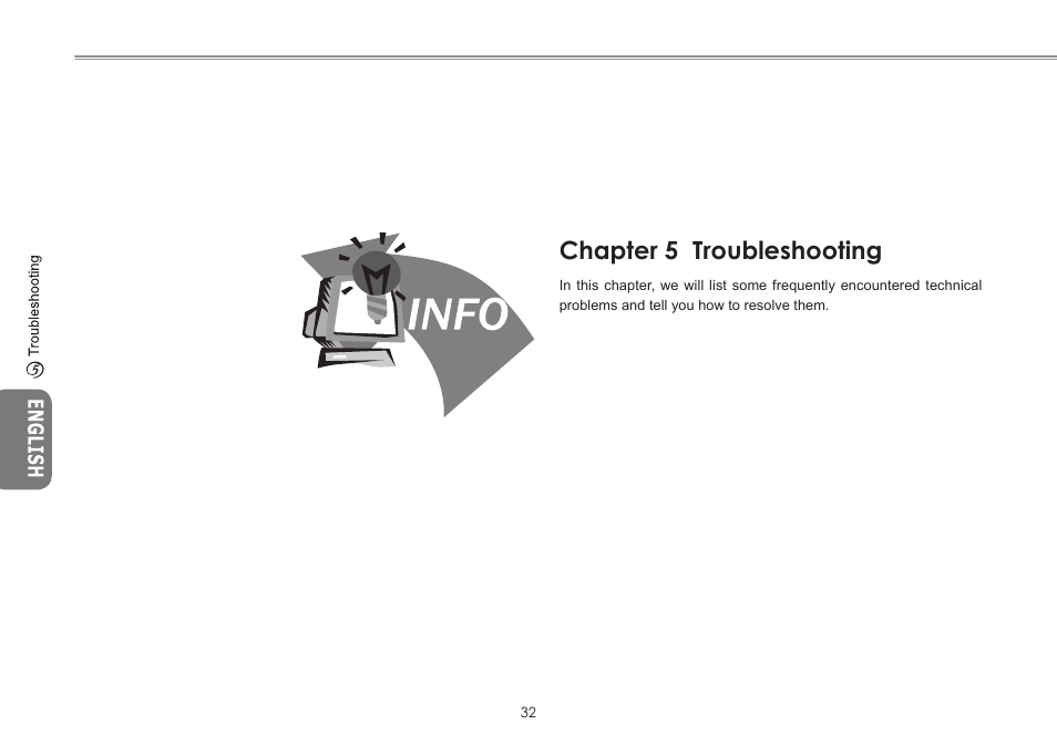 Chapter 5 troubleshooting | GIGABYTE W451U User Manual | Page 39 / 47
