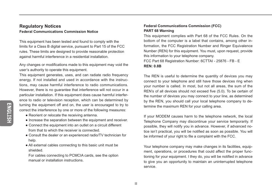 Regulatory notices | GIGABYTE W451U User Manual | Page 4 / 47