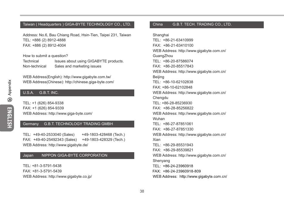 GIGABYTE W451U User Manual | Page 45 / 47