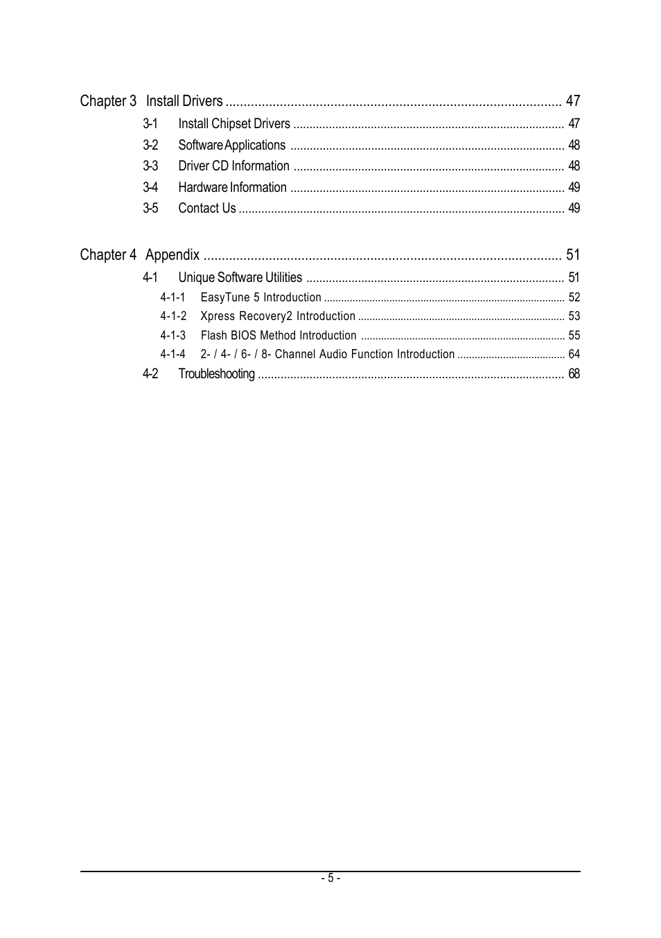 GIGABYTE GA-8I915G-MF User Manual | Page 5 / 80