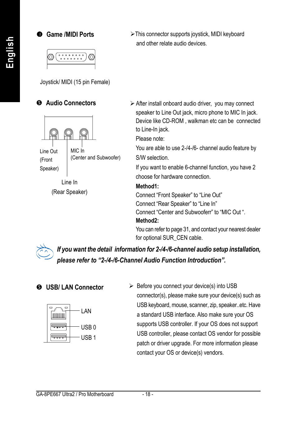 English | GIGABYTE AGP 4X(1.5V) User Manual | Page 22 / 112