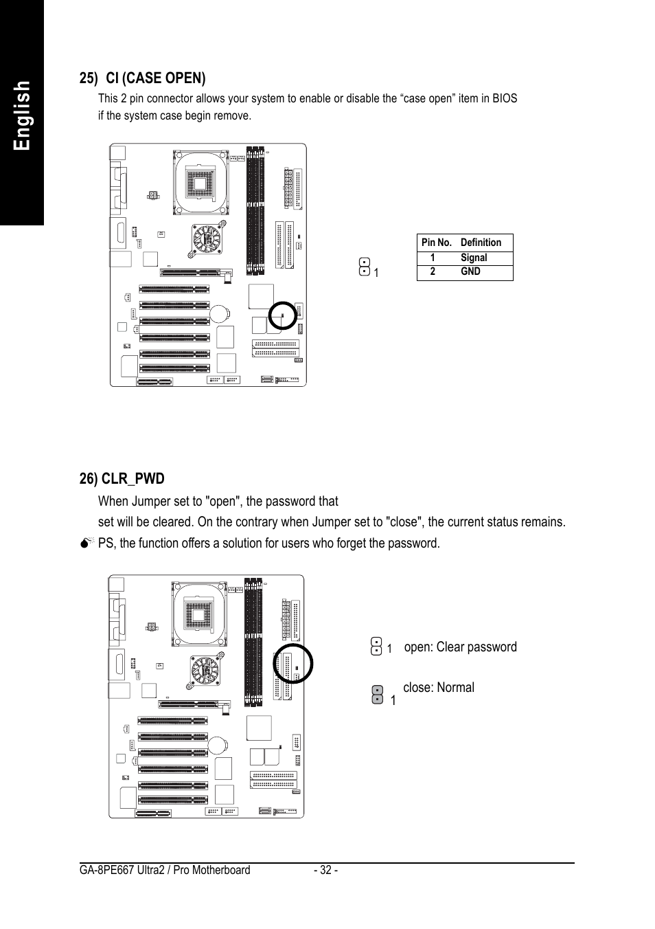 English | GIGABYTE AGP 4X(1.5V) User Manual | Page 36 / 112