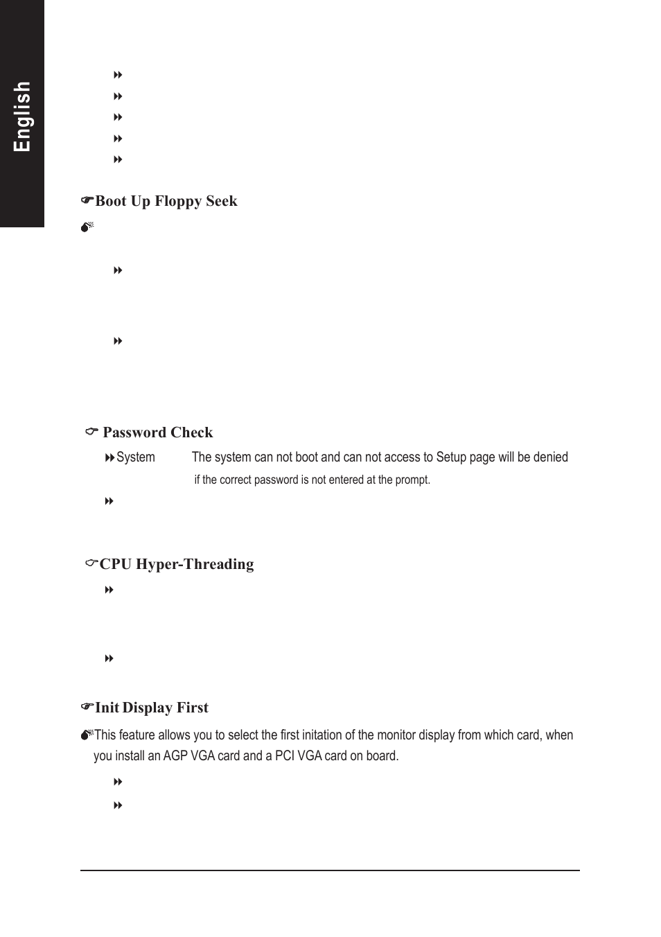 English | GIGABYTE AGP 4X(1.5V) User Manual | Page 46 / 112