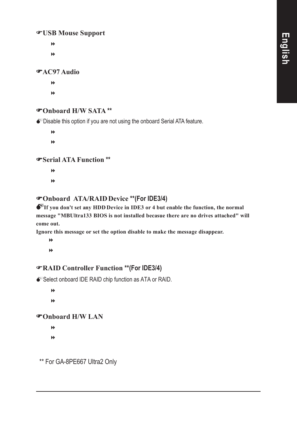 English | GIGABYTE AGP 4X(1.5V) User Manual | Page 49 / 112