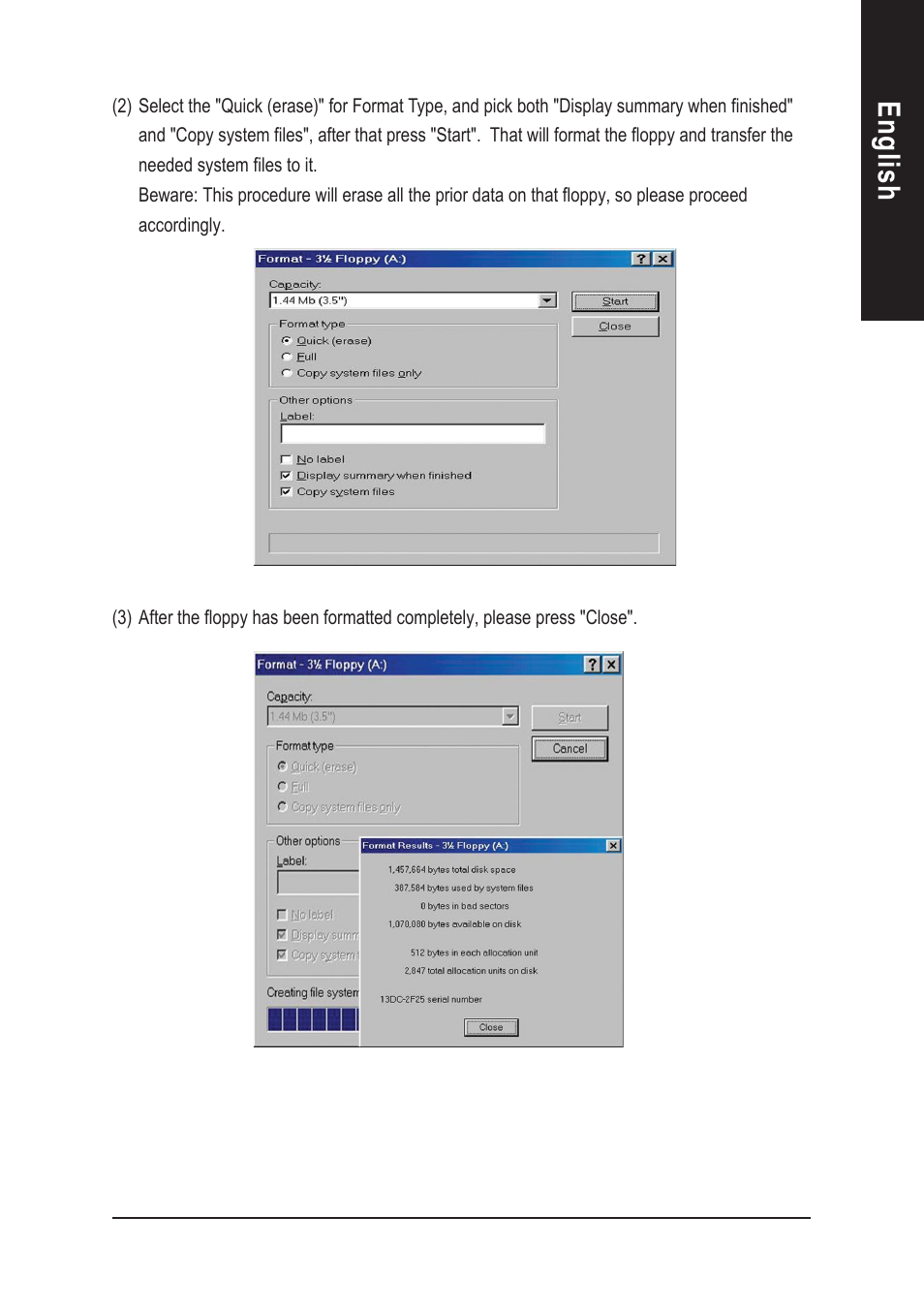 English | GIGABYTE AGP 4X(1.5V) User Manual | Page 73 / 112