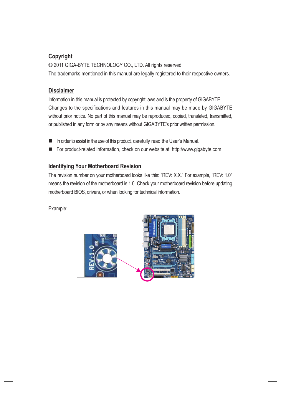 GIGABYTE GA-M68MT-S2P User Manual | Page 3 / 40