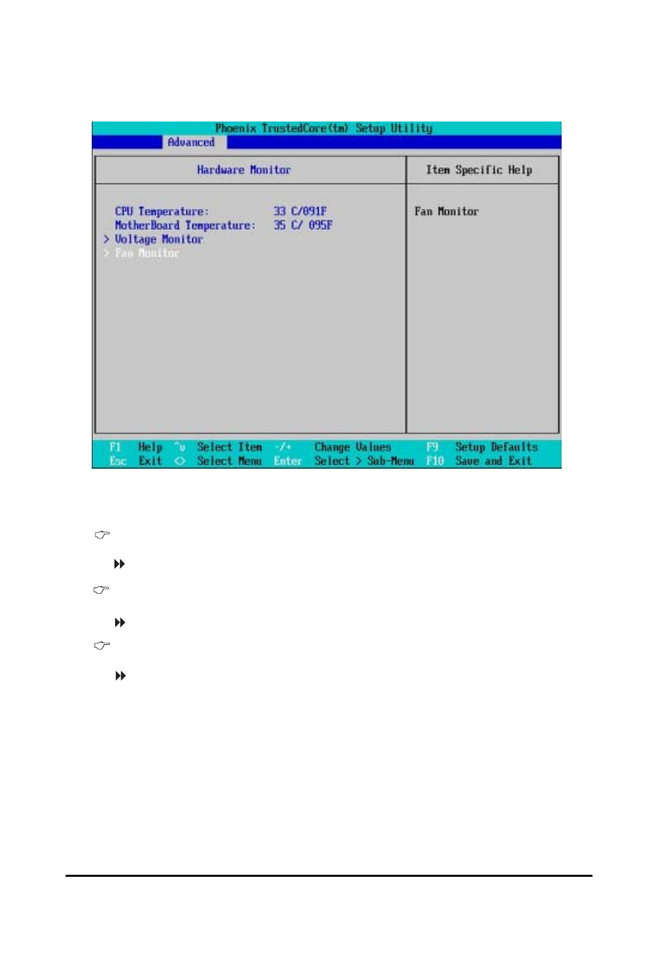 Hardware monitor | GIGABYTE Xeon Processor Motherboard GA-5YXS-RH User Manual | Page 39 / 54