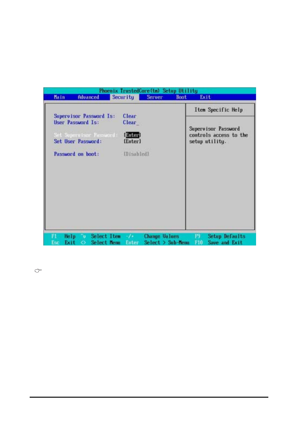 Security | GIGABYTE Xeon Processor Motherboard GA-5YXS-RH User Manual | Page 41 / 54