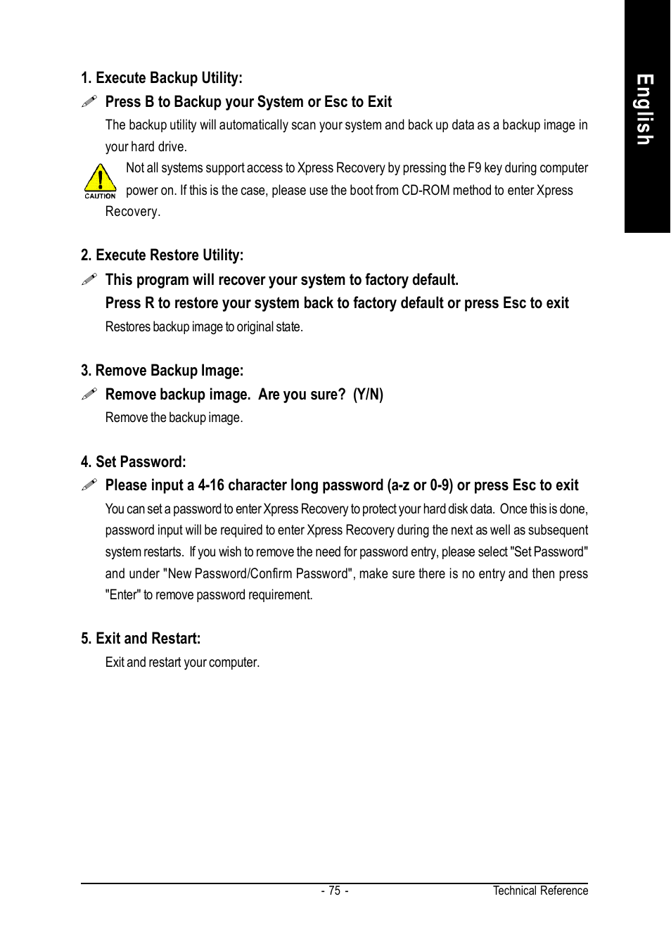 English | GIGABYTE GA-K8VM800M User Manual | Page 75 / 96