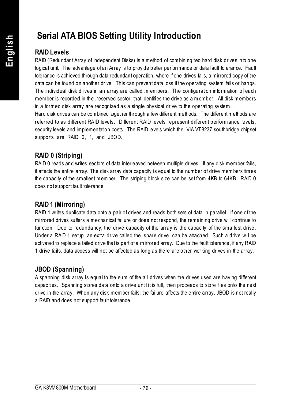 GIGABYTE GA-K8VM800M User Manual | Page 76 / 96