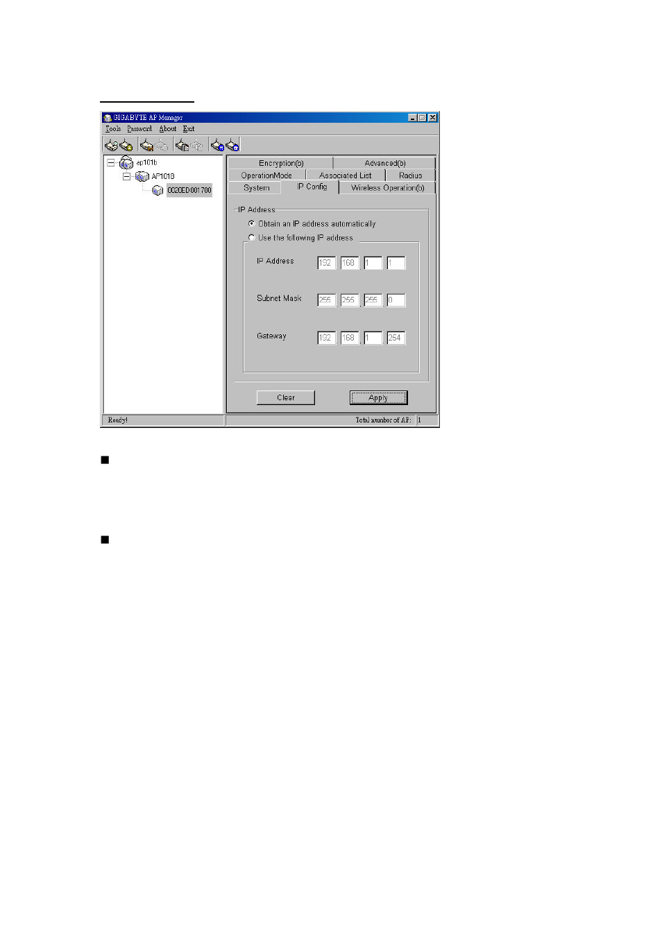 GIGABYTE GN-AP101B User Manual | Page 22 / 39