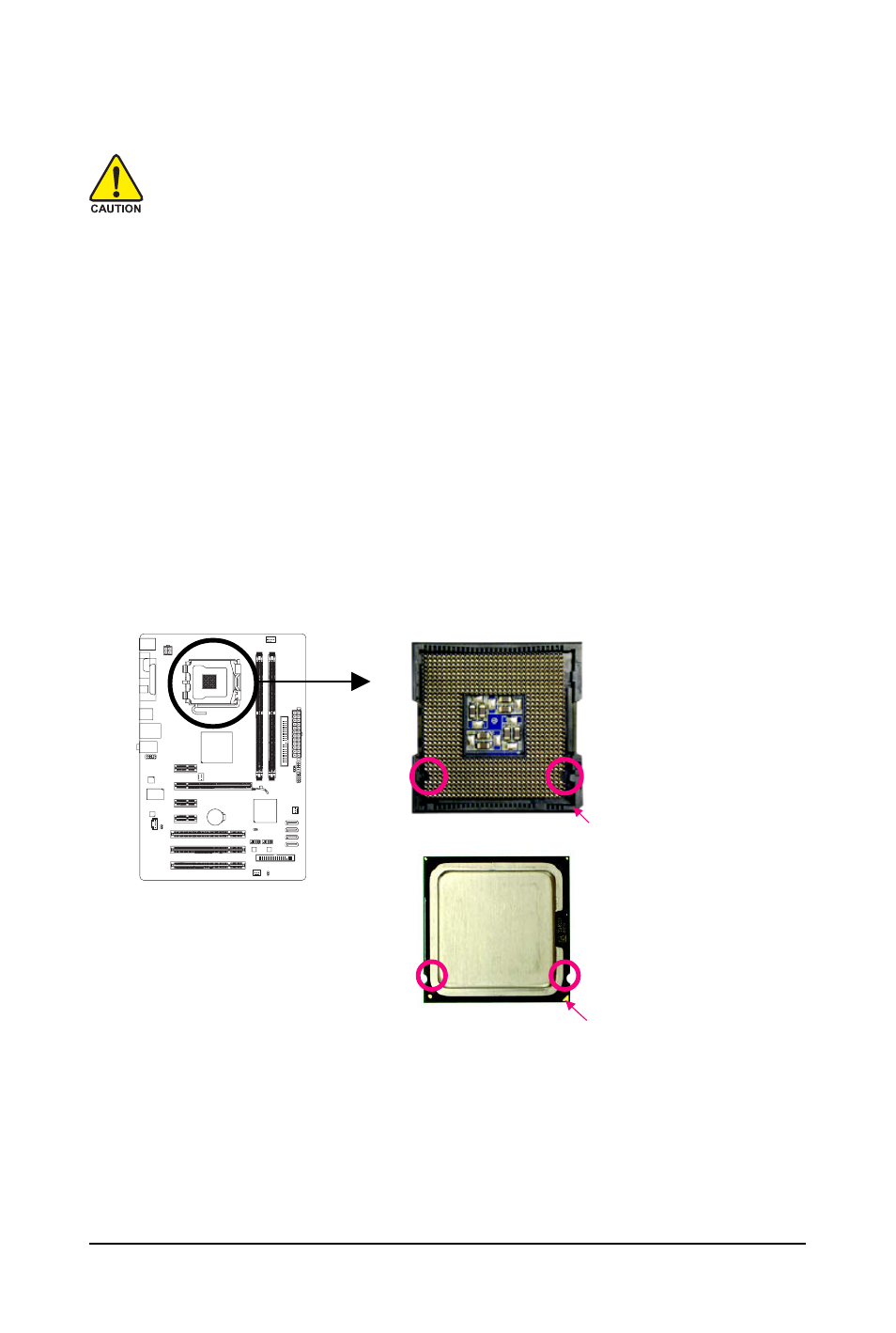 3 installing the cpu and cpu cooler, 3-1 installing the cpu | GIGABYTE GA-P31-ES3G User Manual | Page 13 / 84