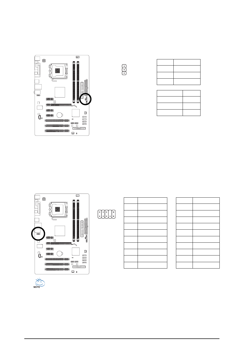 9) pwr_led (system power led header), 10) f_audio (front panel audio header) | GIGABYTE GA-P31-ES3G User Manual | Page 25 / 84