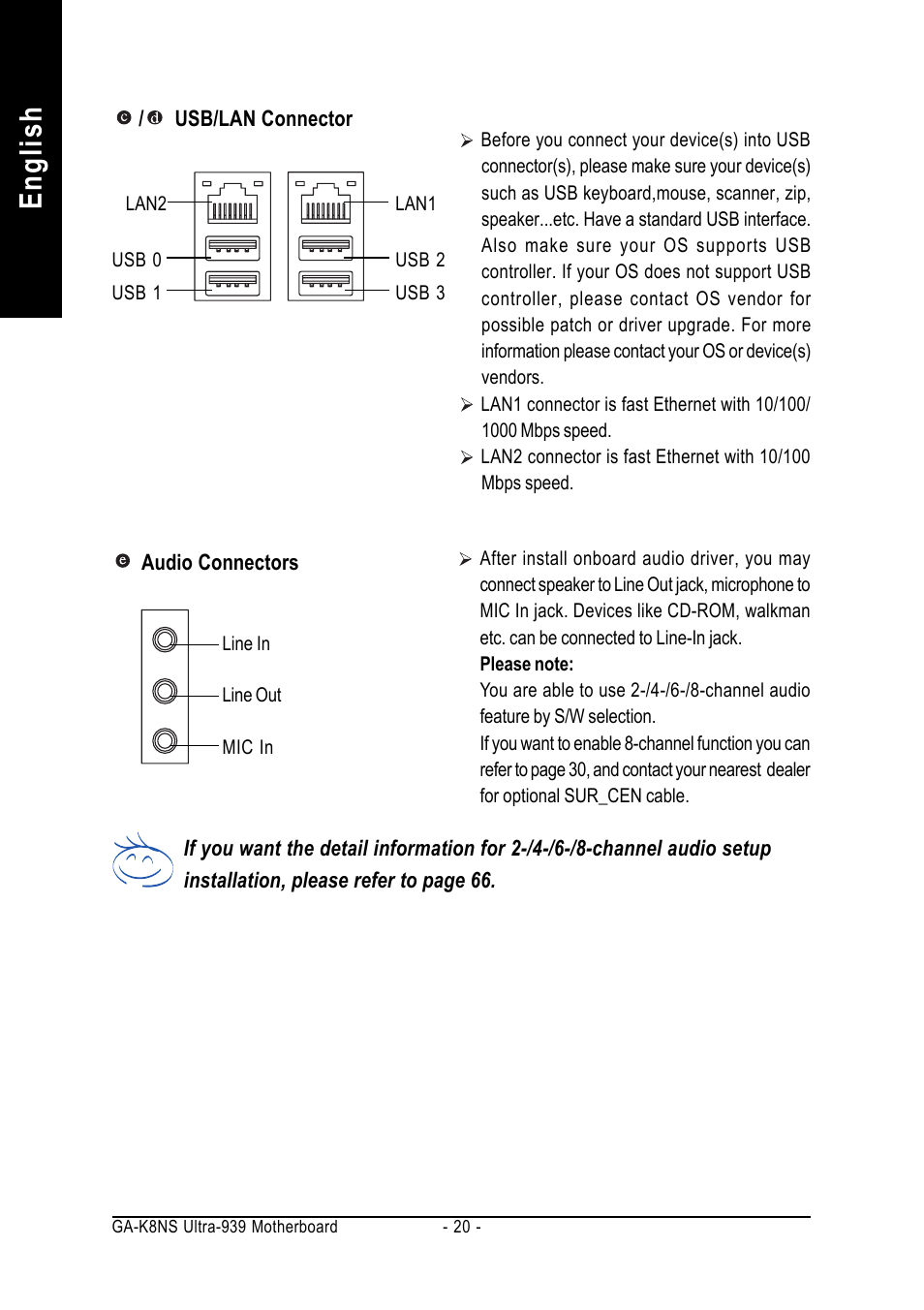 English | GIGABYTE GA-K8NS ULTRA-939 User Manual | Page 20 / 96