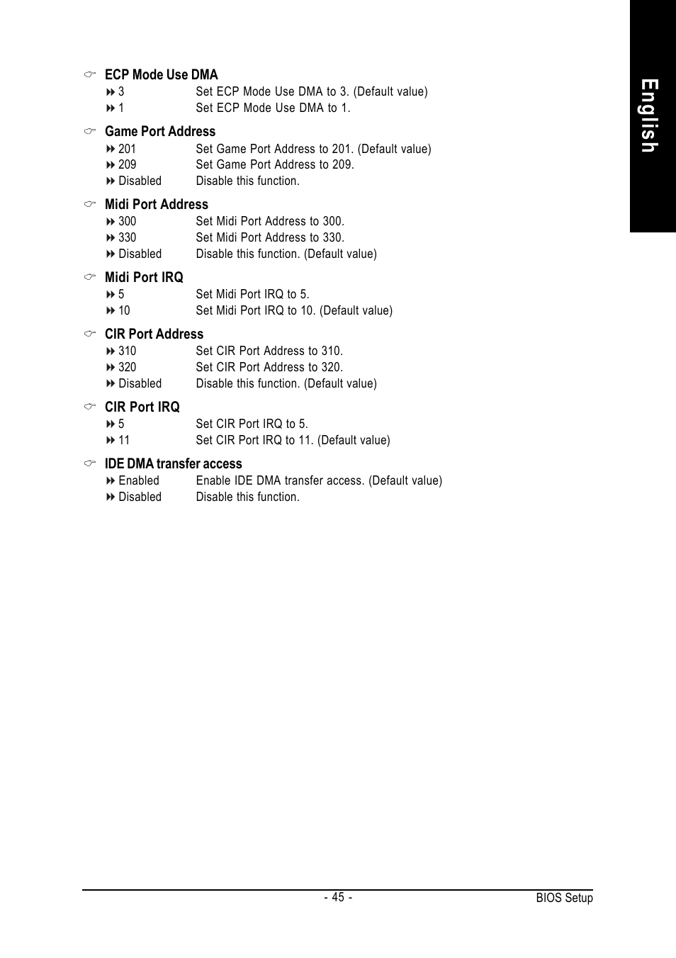 English | GIGABYTE GA-K8NS ULTRA-939 User Manual | Page 45 / 96
