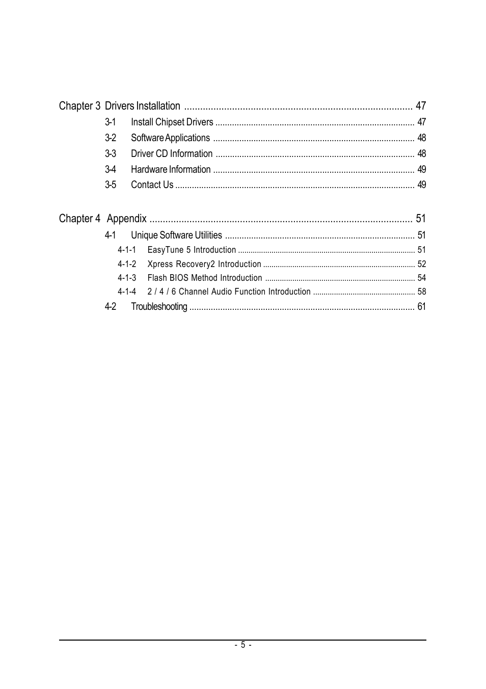 GIGABYTE GA-8I865GME-775-RH User Manual | Page 5 / 64