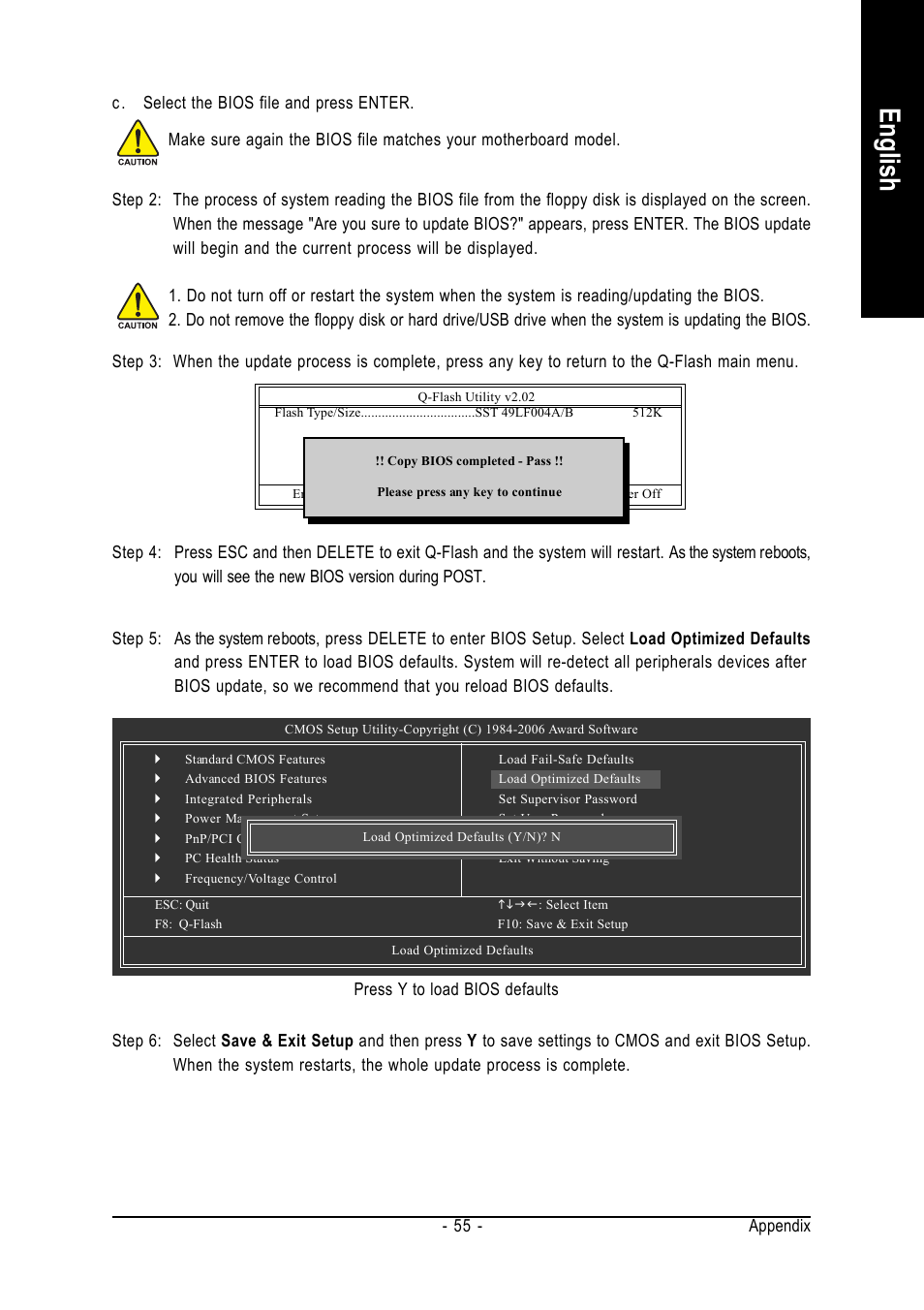 English | GIGABYTE GA-8I865GME-775-RH User Manual | Page 55 / 64