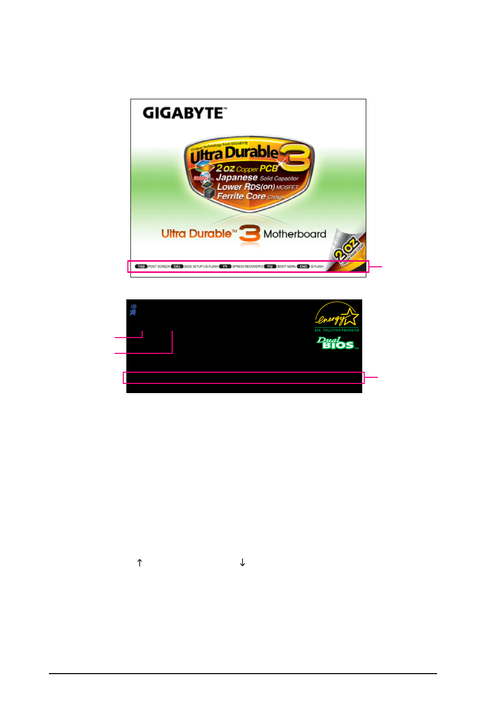 1 startup screen | GIGABYTE GA-EP45-UD3LR User Manual | Page 34 / 112