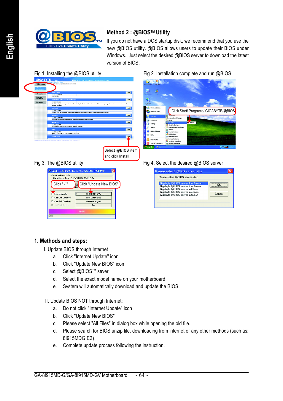 English | GIGABYTE GA-8I915MD-GV User Manual | Page 64 / 80