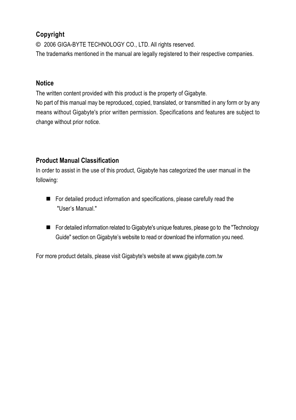 GIGABYTE GA-8S661FXM-775 User Manual | Page 3 / 88