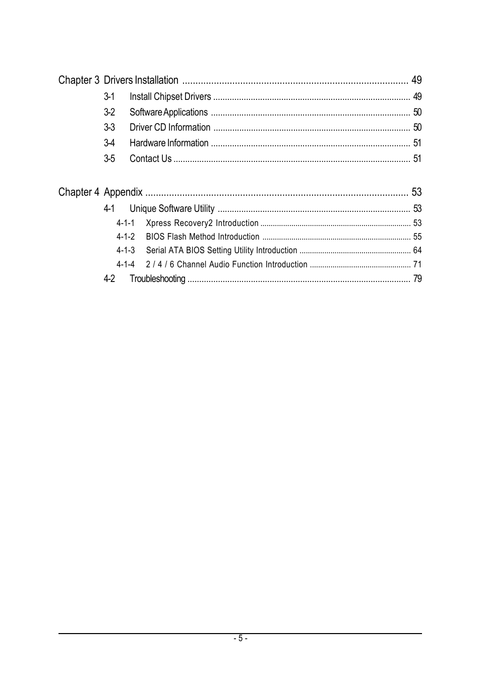 GIGABYTE GA-8S661FXM-775 User Manual | Page 5 / 88