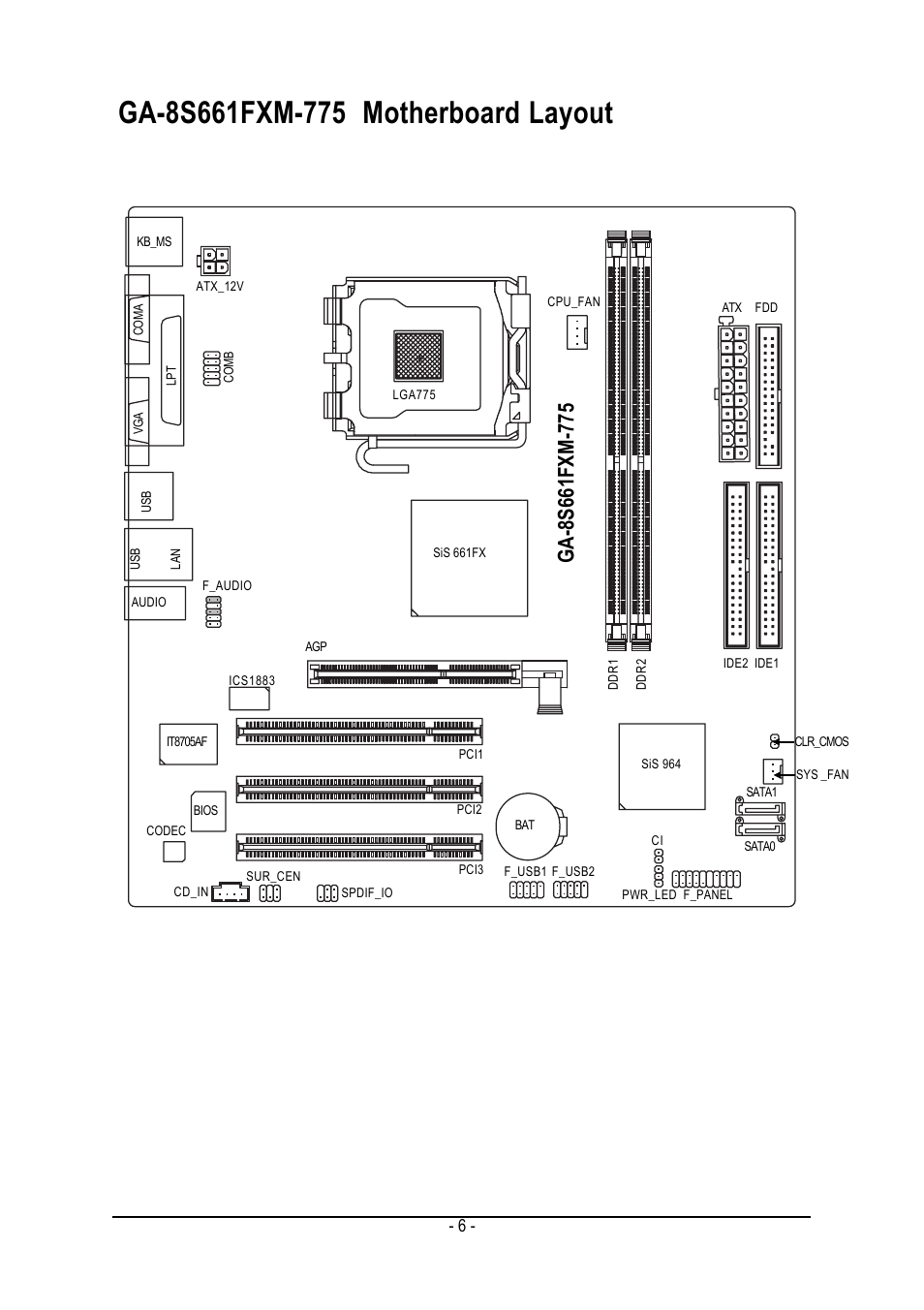 GIGABYTE GA-8S661FXM-775 User Manual | Page 6 / 88