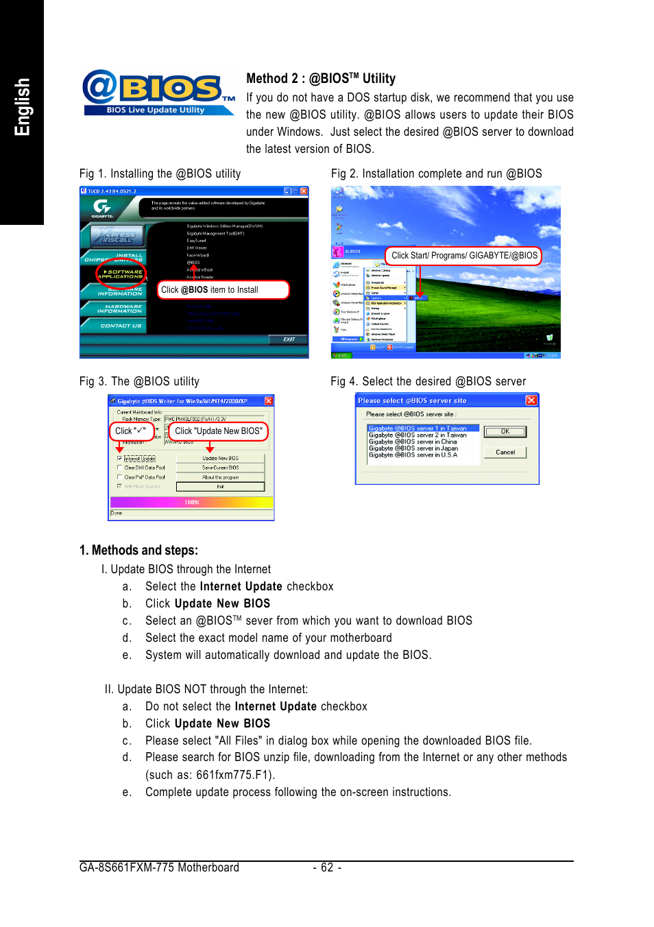 English | GIGABYTE GA-8S661FXM-775 User Manual | Page 62 / 88