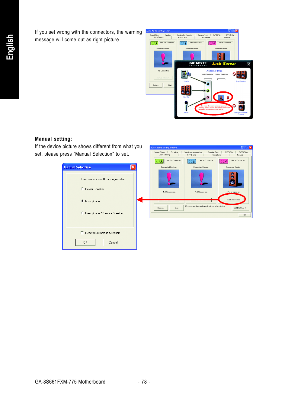 English | GIGABYTE GA-8S661FXM-775 User Manual | Page 78 / 88