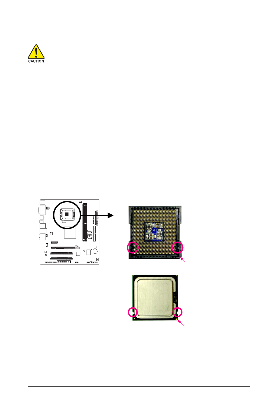 3 installing the cpu and cpu cooler, 3-1 installing the cpu | GIGABYTE LGA775 Socket Motherboard for Intel GA-73PVM-S2H User Manual | Page 13 / 100