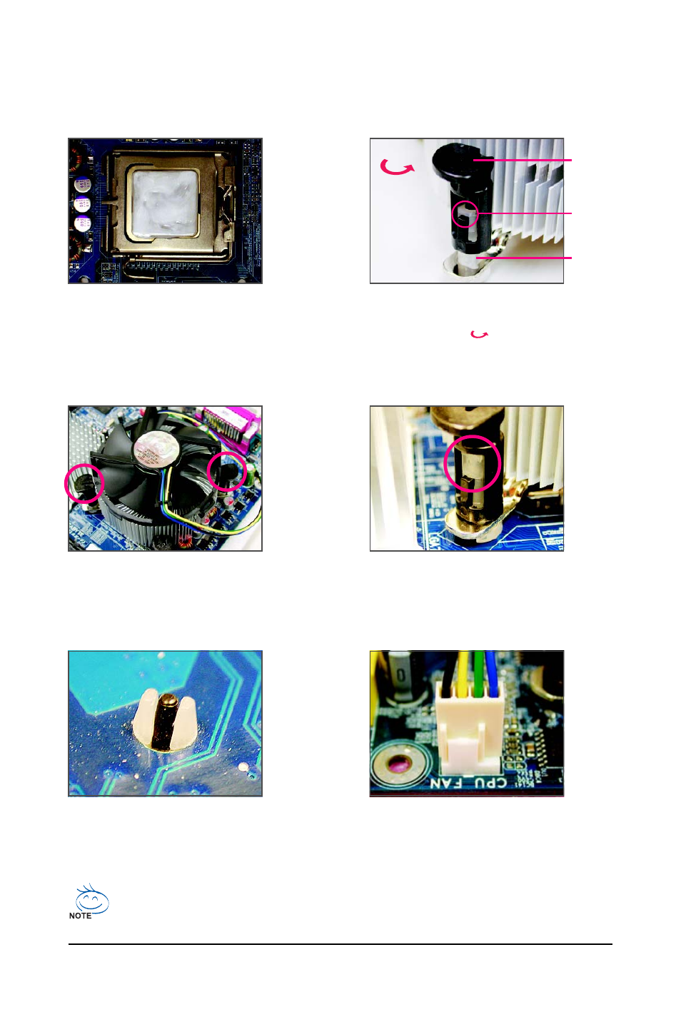 3-2 installing the cpu cooler | GIGABYTE LGA775 Socket Motherboard for Intel GA-73PVM-S2H User Manual | Page 15 / 100