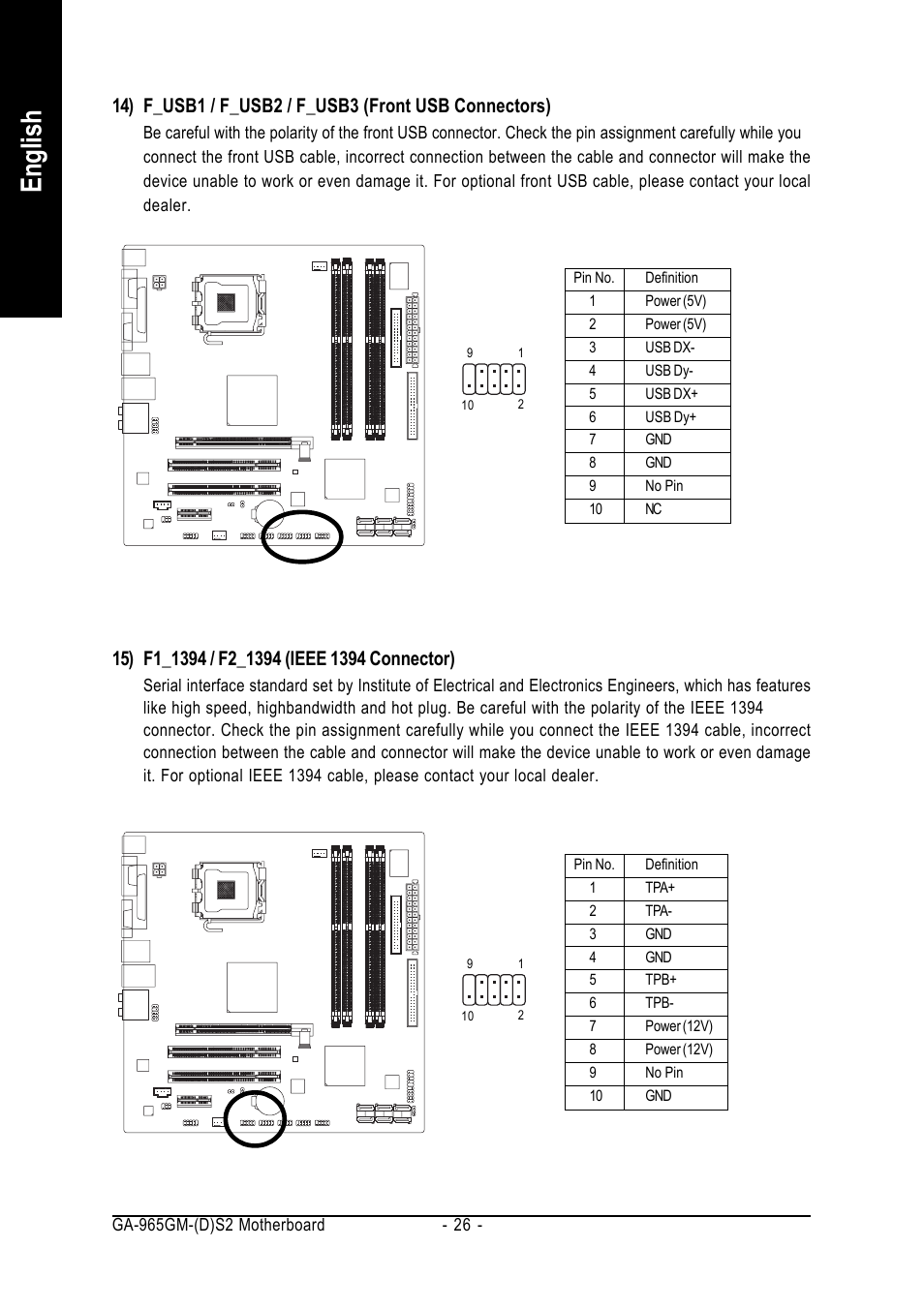 English | GIGABYTE GA-965GM-DS2 User Manual | Page 26 / 88