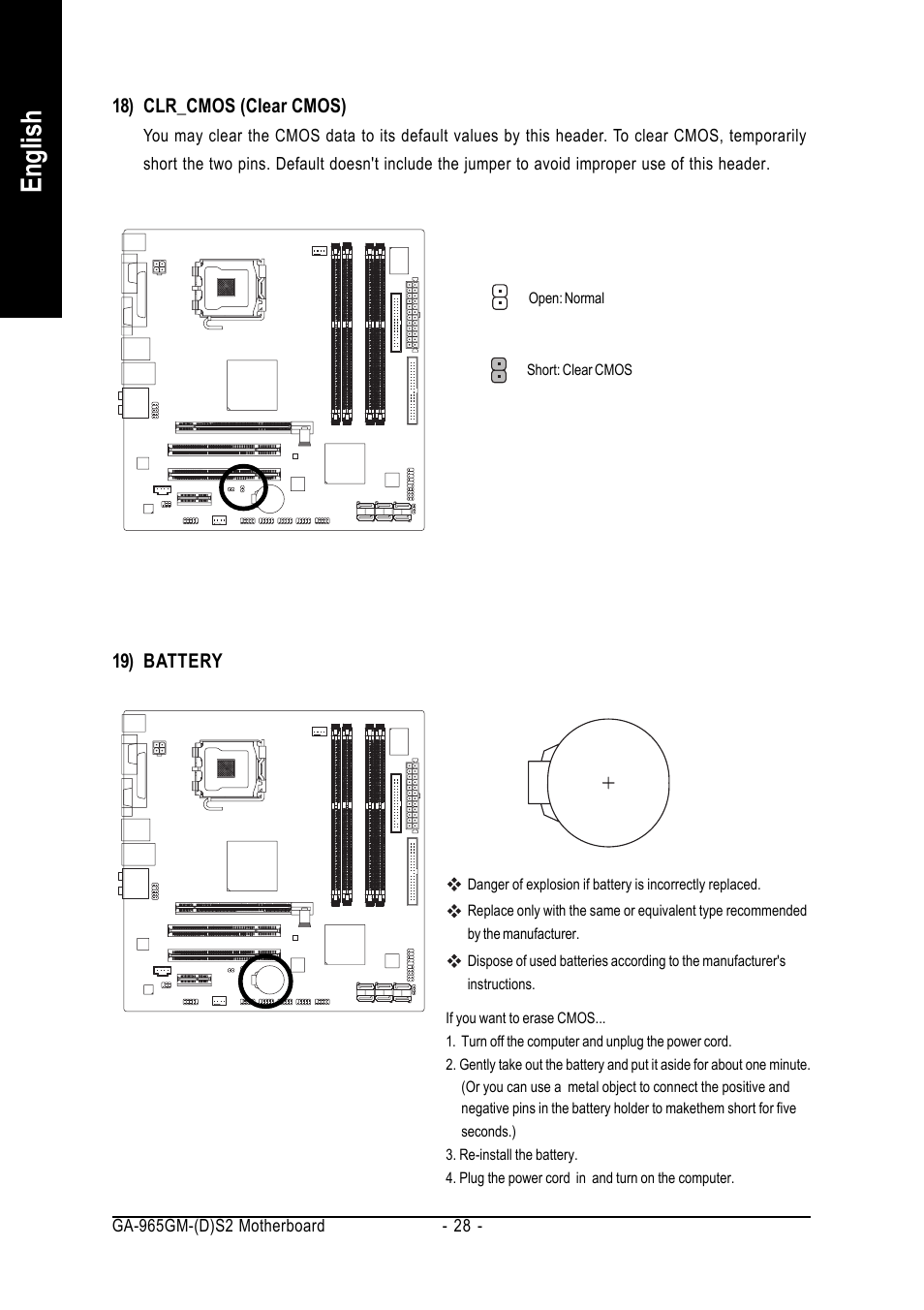 English | GIGABYTE GA-965GM-DS2 User Manual | Page 28 / 88