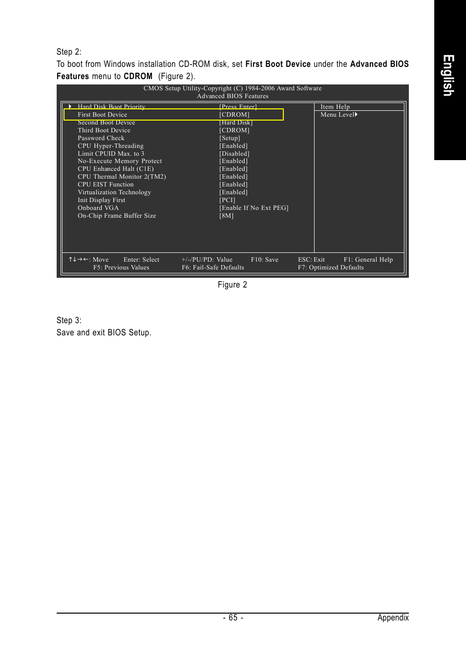 English, Appendix - 65 | GIGABYTE GA-965GM-DS2 User Manual | Page 65 / 88