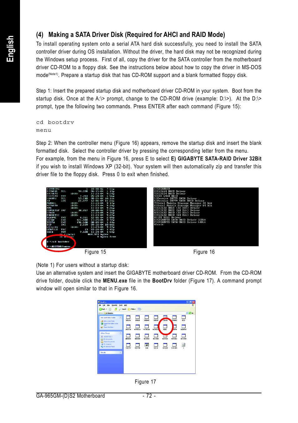 English | GIGABYTE GA-965GM-DS2 User Manual | Page 72 / 88